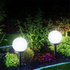 2 White LED Solar Power Ball