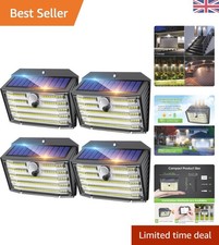 4-Pack 126 LED Wireless Solar