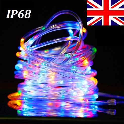 Solar powered rope led - powered,