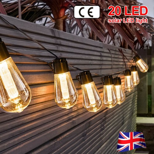 Solar led powered retro edison - led,