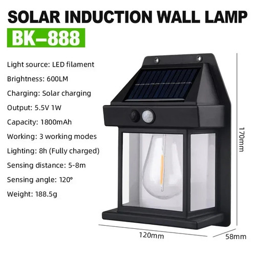 Solar powered pir motion - solar,